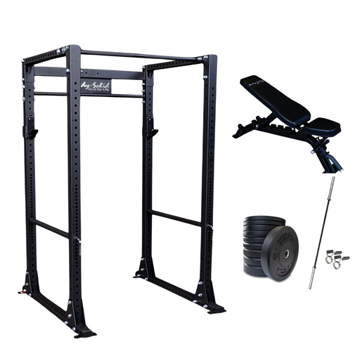 Select Fitness Body Solid Power Rack Starter Bundle