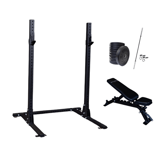 Select Fitness Body Solid Squat Stand Starter Bundle