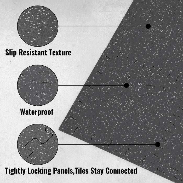 Shock Absorbing Rubber Gym Mats Major Fitness