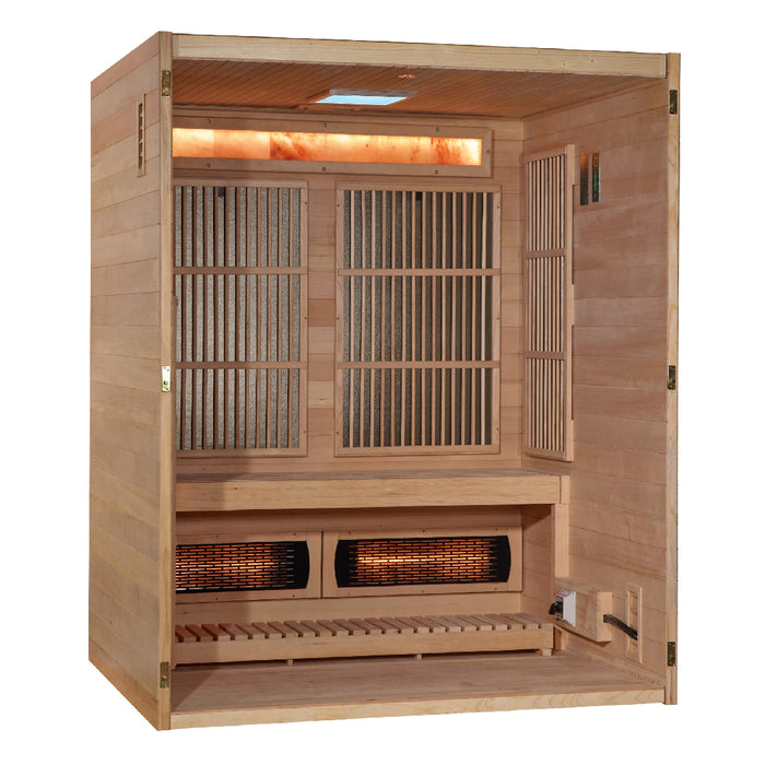 Soria 3 Person Indoor Sauna Interior