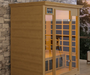 Spacious Corner Infrared Sauna 4 Person By HealthSmart