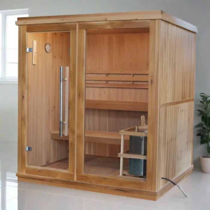 SunRay Charleston 4-Person Indoor Traditional Steam Sauna