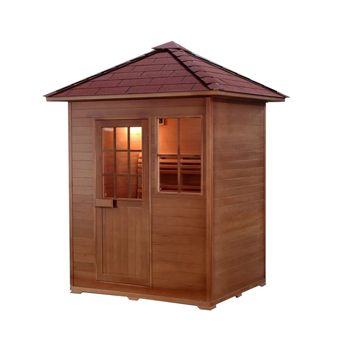 SunRay Freeport Outdoor 3-Person Traditional Steam Sauna