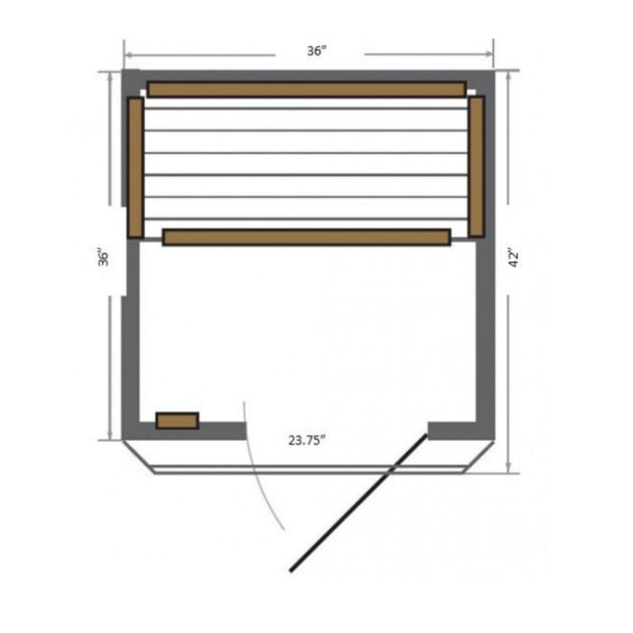 SunRay HL100K Dimensions