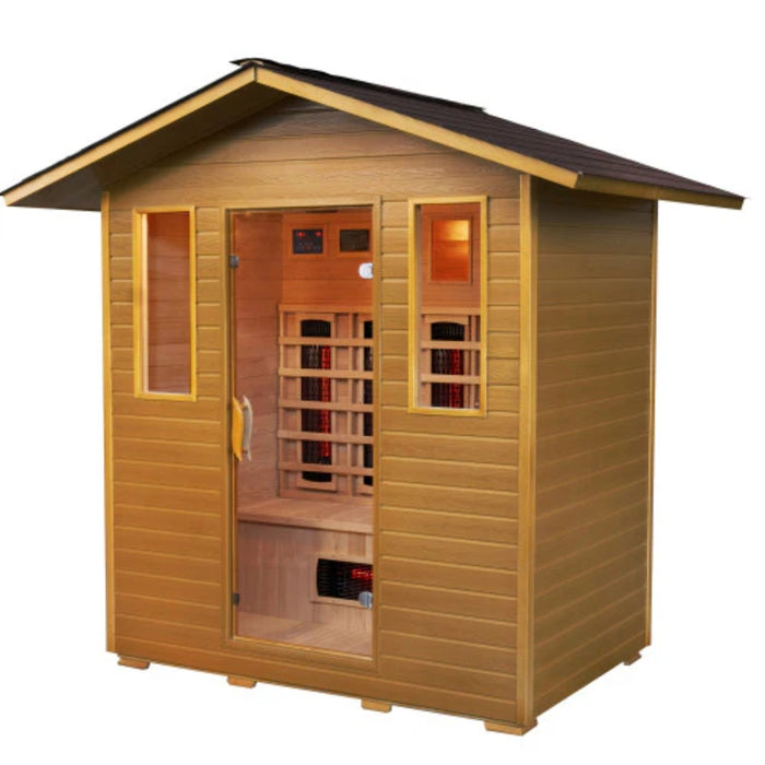 SunRay Sauna Cayenne 4-Person Outdoor Infrared Sauna