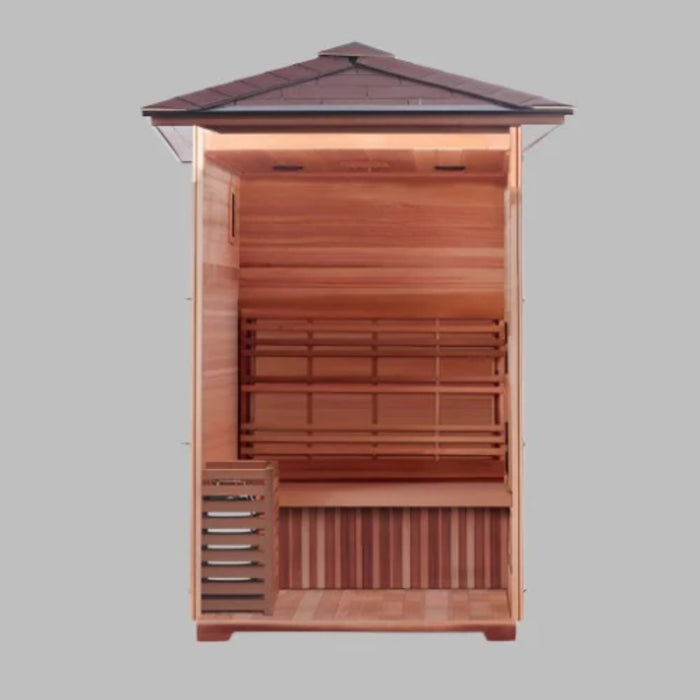 SunRay Saunas HL200D1 Eagle 2-Person Outdoor Traditional Sauna