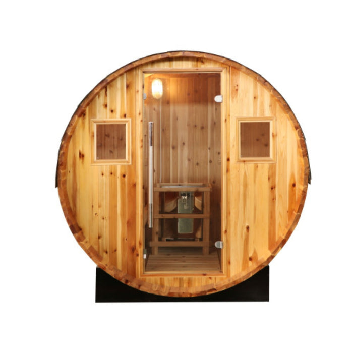 SunRay Solace 2-Person Barrel Sauna