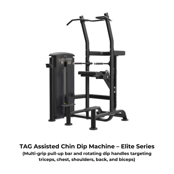 TAG Fitness Elite Chin/Dip Assist Machine