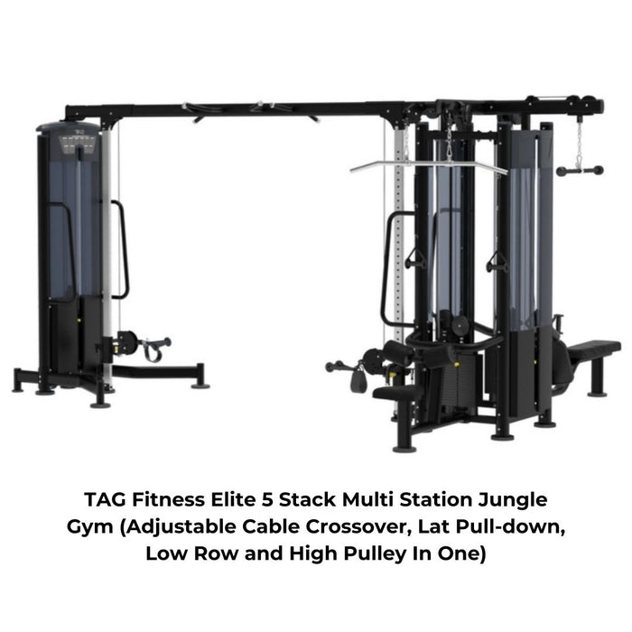 TAG Elite Series 5 Stack Multi Station Gym