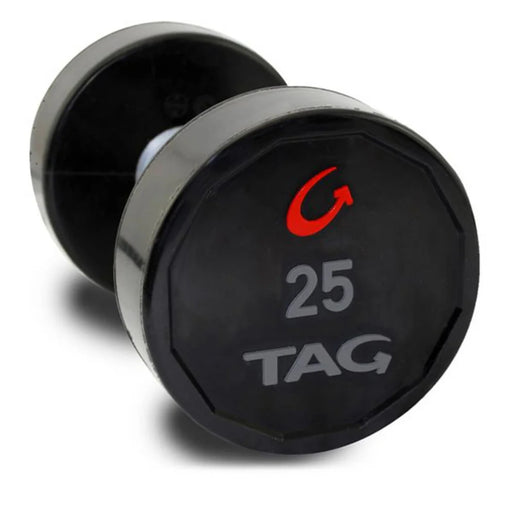 TAG Fitness Premium Ultrathane SDS 25LB Dumbbell