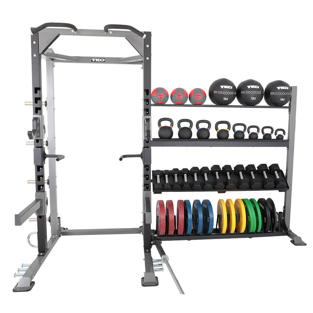 TKO Strength Half Rack With Storage Bundle 921HR-STRG — Select Fitness