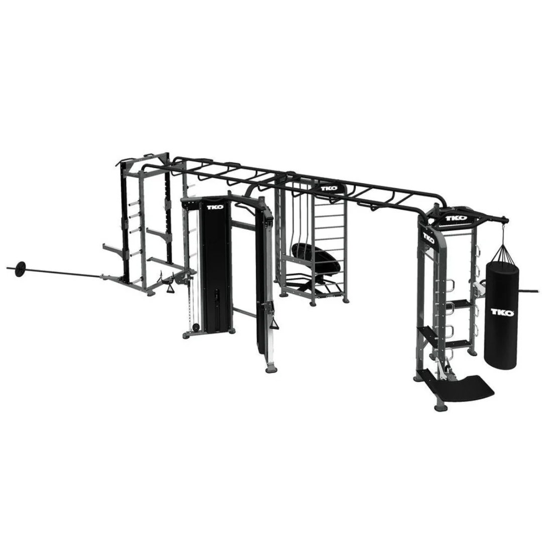 Adjustable Stretch Rack TKO Strength Stretch / Box / Rebounder / Power Rack Station — Select ...