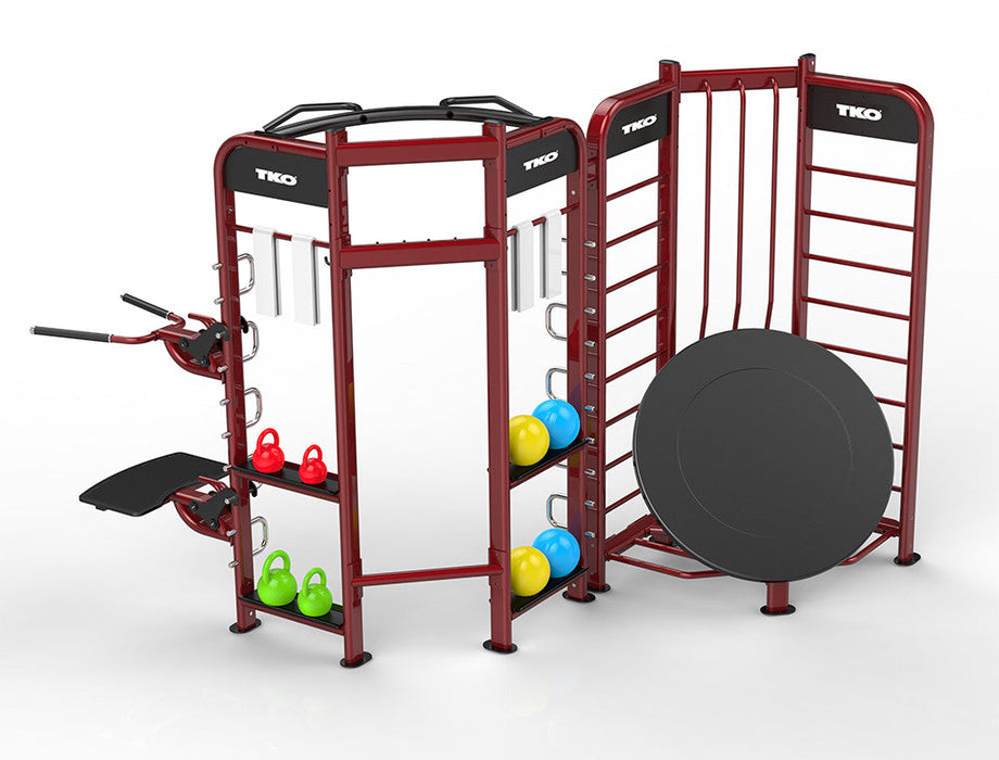 TKO Stretching and Rebounder Station