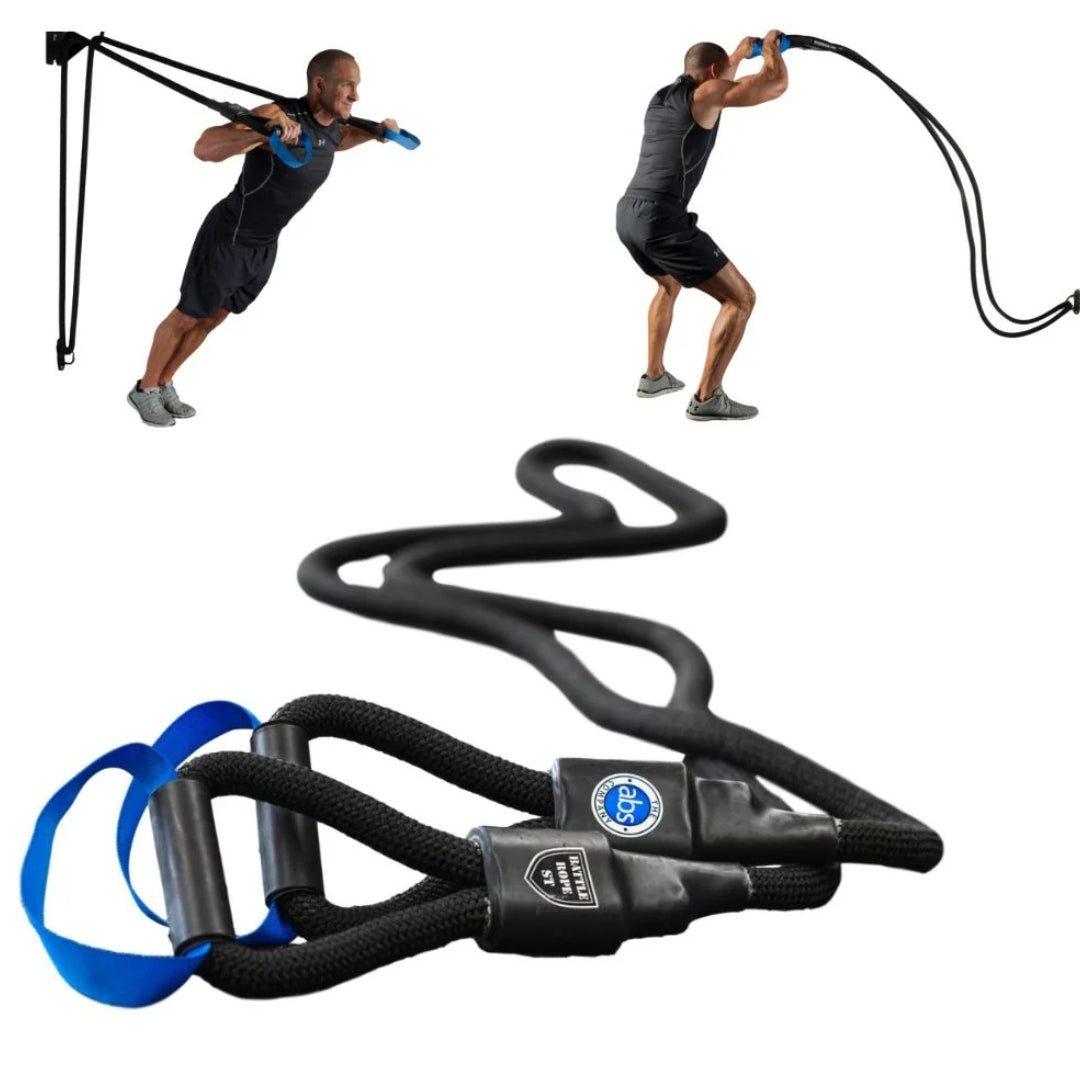 The Abs Company 2-in-1 Battle Rope ST System For Sale — Select Fitness