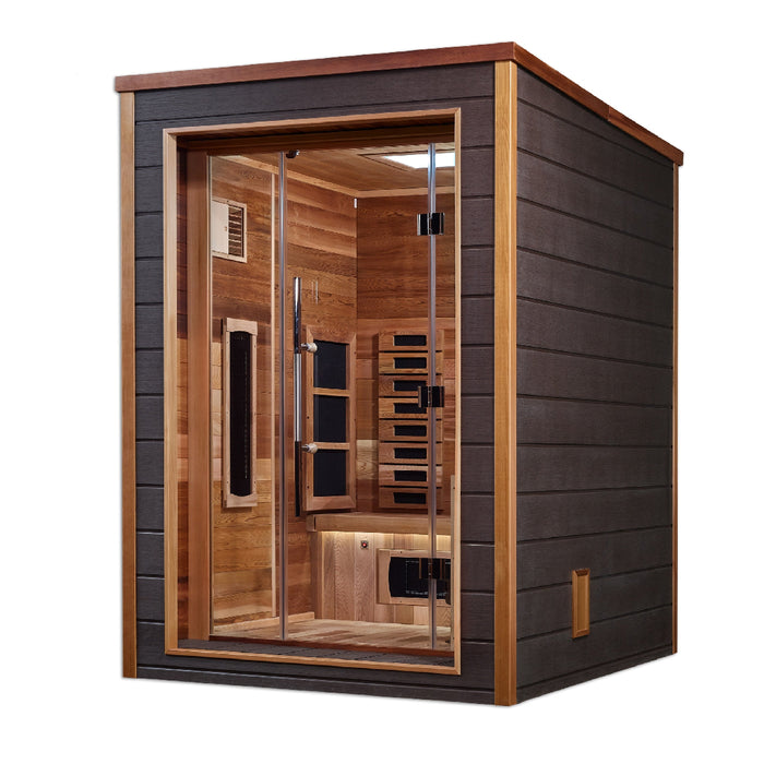 The Nora 2 Person Luxury Hybrid Sauna