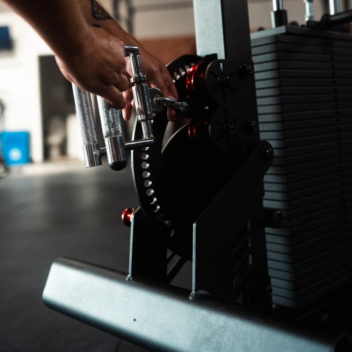 The Walrus Single Tower Lat Pulldown Low Row Combo Machine