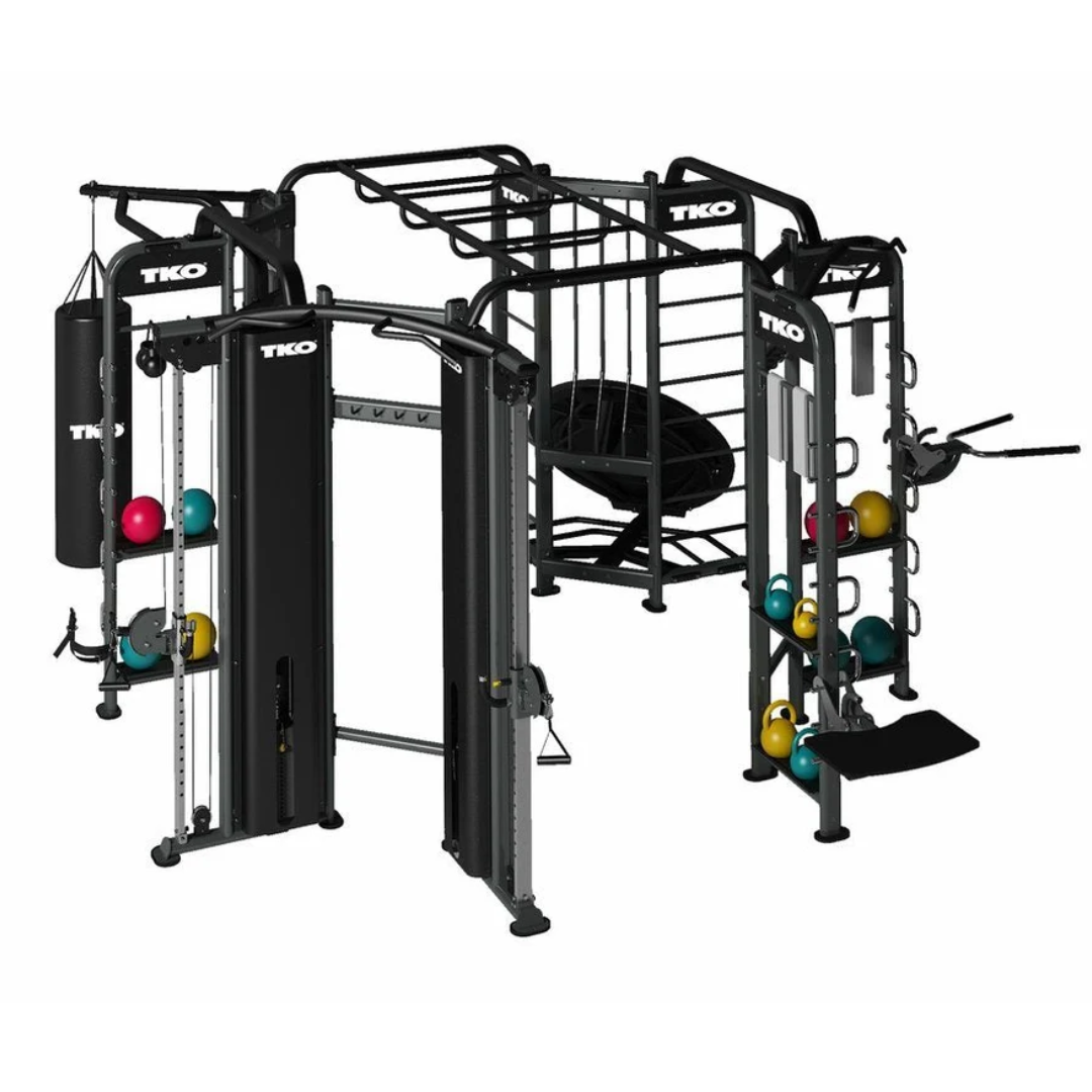 TKO Strength Stretch / Box / Rebounder / Cable Station — Select Fitness