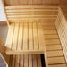 Traditional Indoor Sauna Model X6 3-Person SaunaLife Interior