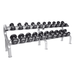 Troy 10-Pair Saddle Rack With Dumbbells