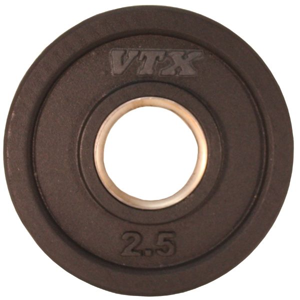 Troy VTX Rubber Encased Olympic Wide Flange 3-Hole Grip Plate 2.5lb