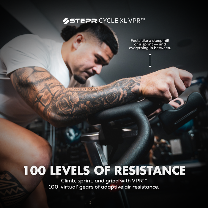 VPR Cycle XL Bike Erg 2.0 Stepr Fitness Gym