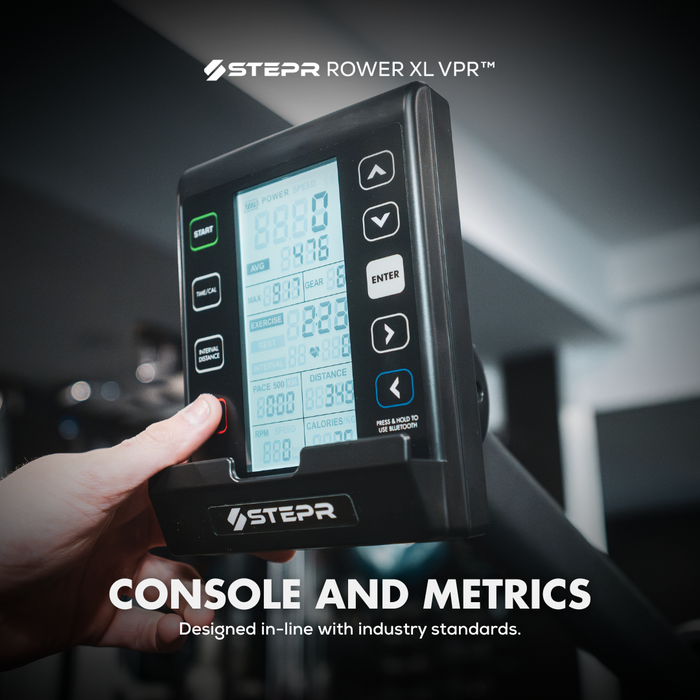 VPR Rower XL Erg Bike With Bluetooth Screen