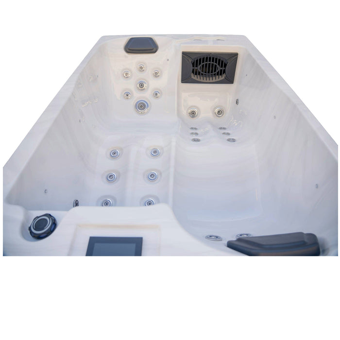 Luxury Spas Cascade 2- Person Hot Tub (WS-303) - White