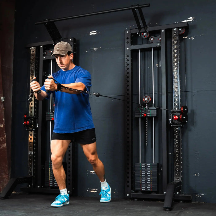 Wall Mounted Functional Trainer Slim Gym Fringe Sport
