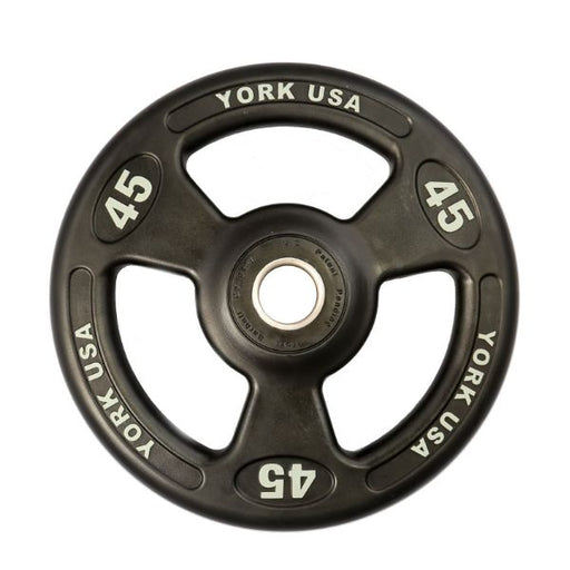 York Barbell 45lb ISO Grip Urethane Plate