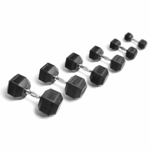 York Barbell Rubber Hex Dumbbell Sets