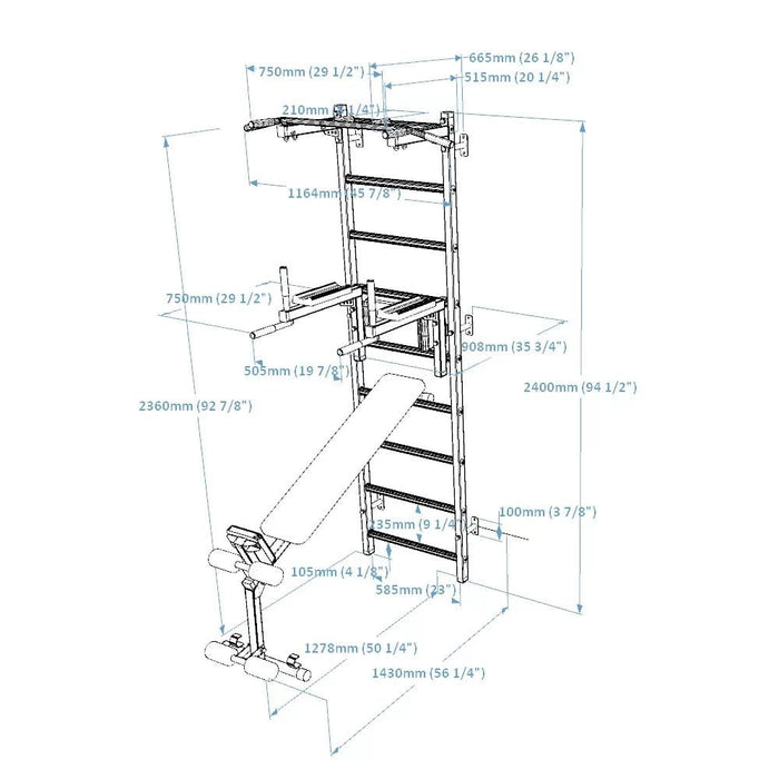 Benchk Stall Bar 723B