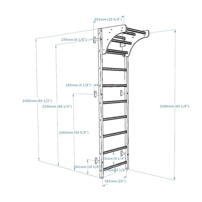 BenchK Stall Bars 711B