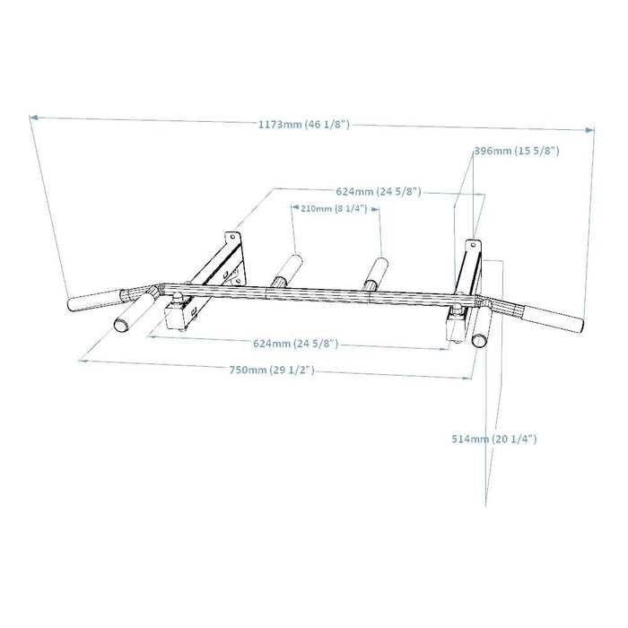 BenchK Steel Pull-Up Bar PB2B