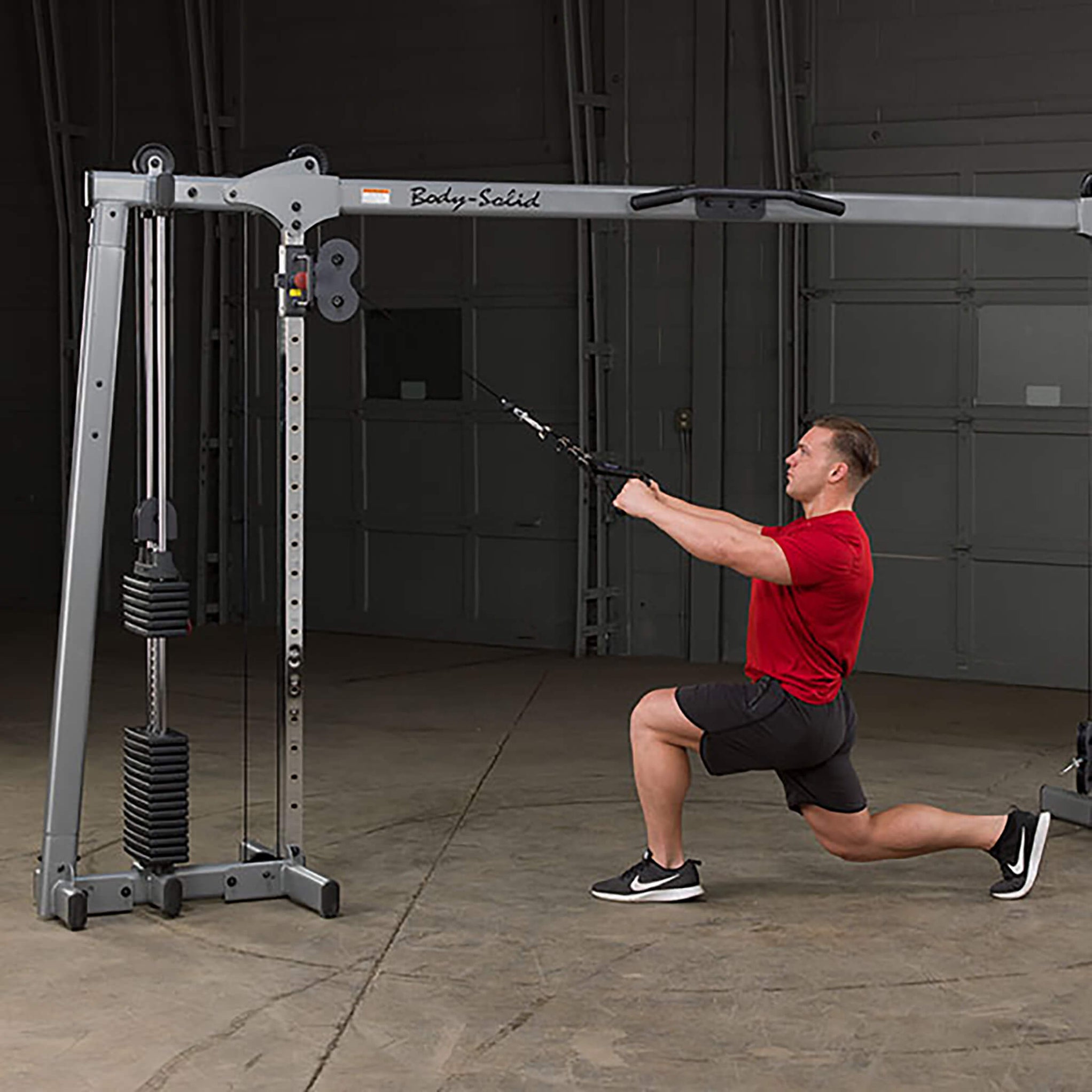 Cross Machine Back Body Solid Deluxe Cable Crossover Machine - Free Shipping — Select Fitness