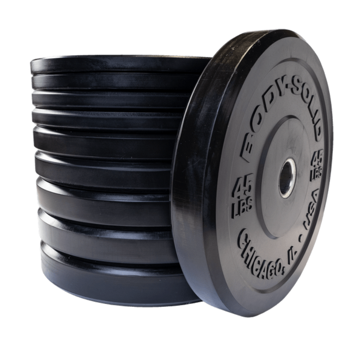 Body Solid Extreme Chicago Bumper Plates 260 Lb. Set