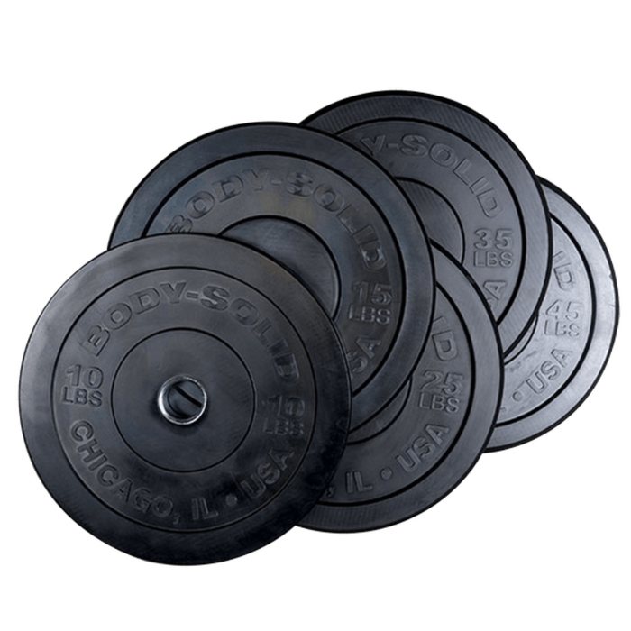 Body Solid Extreme Chicago Bumper Plates 260 Lb. Set