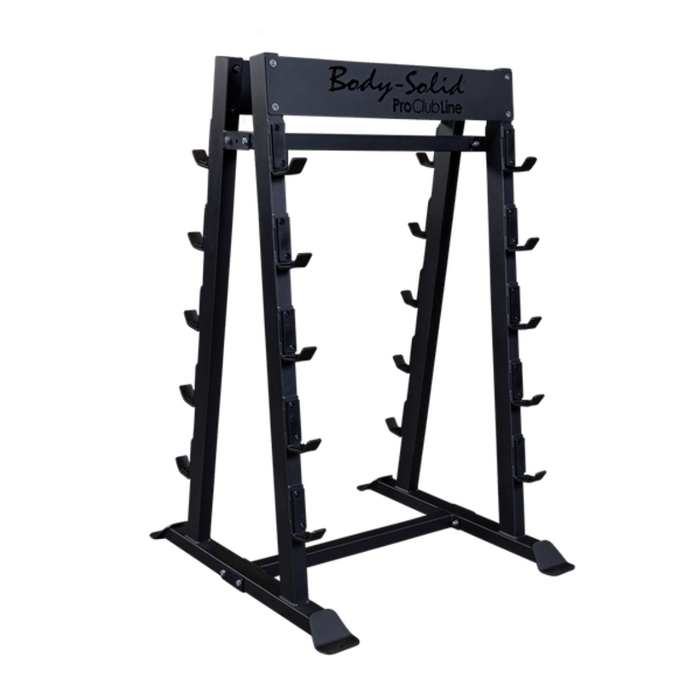 Body Solid Fixed Barbell, Fixed Curl Bar Rack - SBBR100