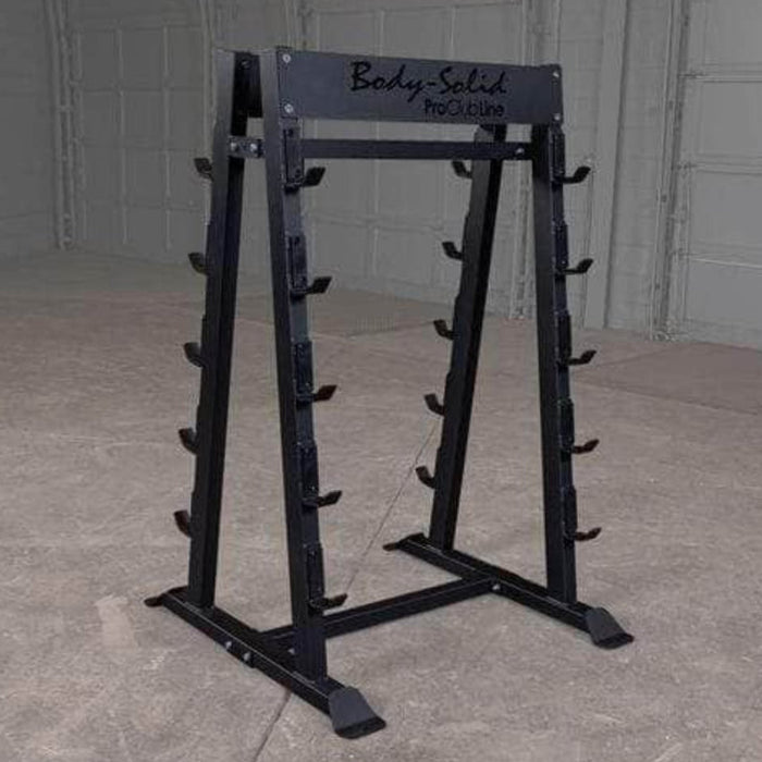 Body Solid Fixed Barbell, Fixed Curl Bar Rack - SBBR100