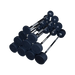 body solid fixed barbells 20-60 lbs set 5 pack