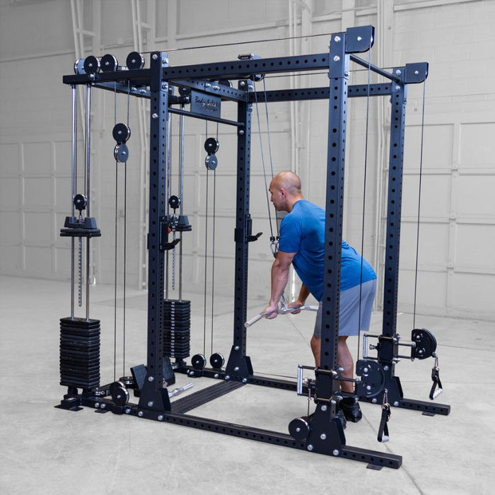 Body-Solid SPR1000 Power Rack with Functional Trainer Package