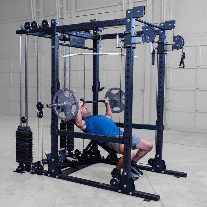 Body-Solid SPR1000 Power Rack with Functional Trainer Package