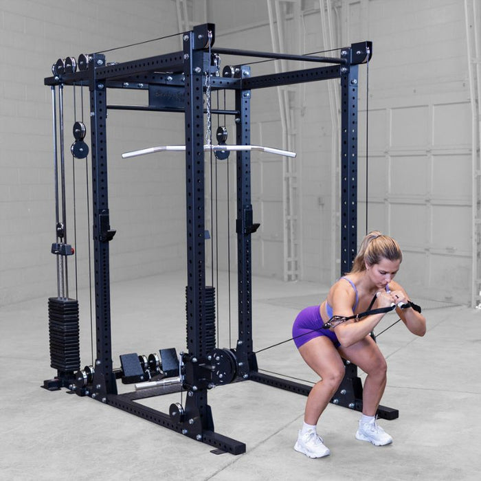 Body-Solid SPR1000 Power Rack with Functional Trainer Package