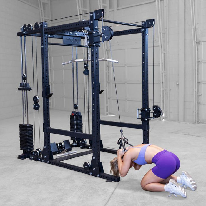 Body-Solid SPR1000 Power Rack with Functional Trainer Package