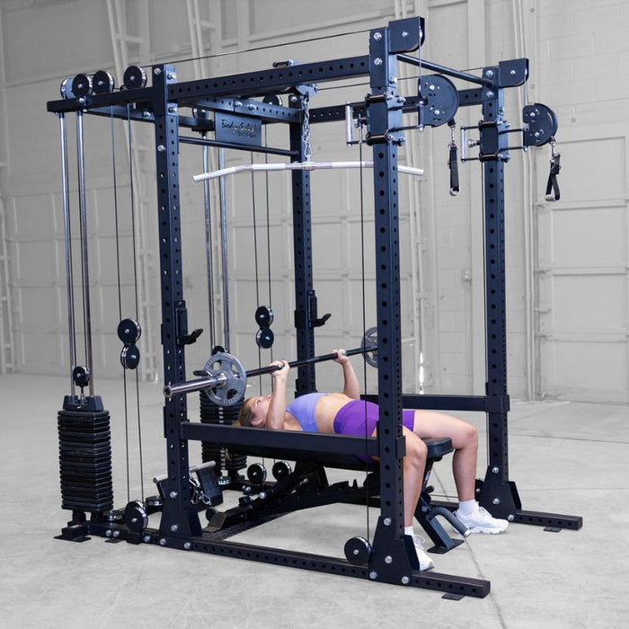 Body-Solid SPR1000 Power Rack with Functional Trainer Package