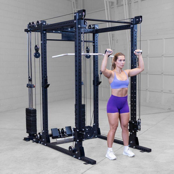 Body-Solid SPR1000 Power Rack with Functional Trainer Package