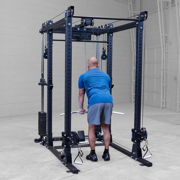 Body-Solid SPR1000 Power Rack with Functional Trainer Package