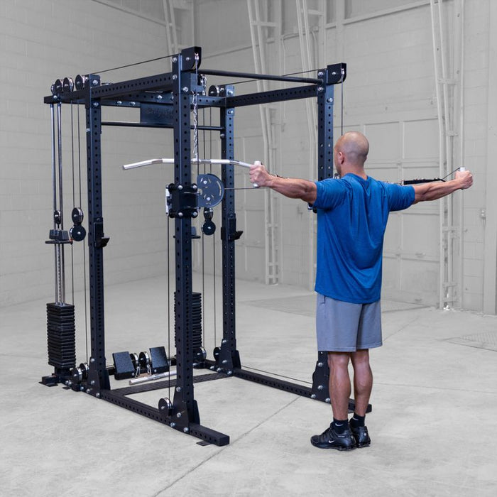 Body-Solid SPR1000 Power Rack with Functional Trainer Package