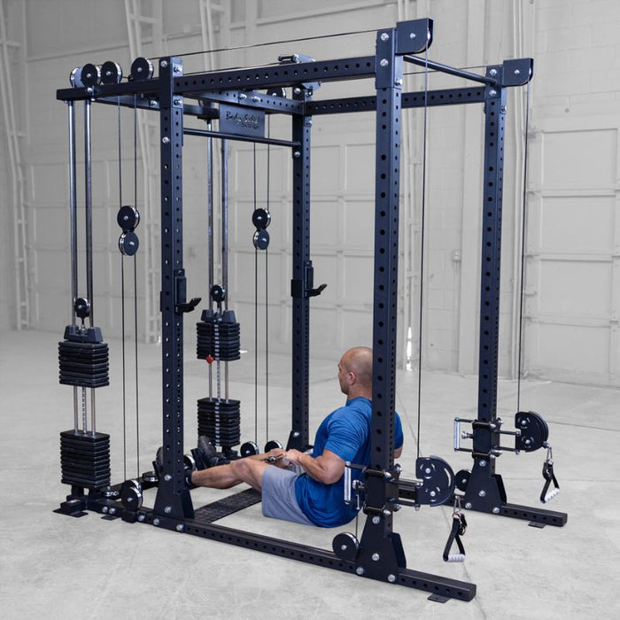 Body-Solid SPR1000 Power Rack with Functional Trainer Package