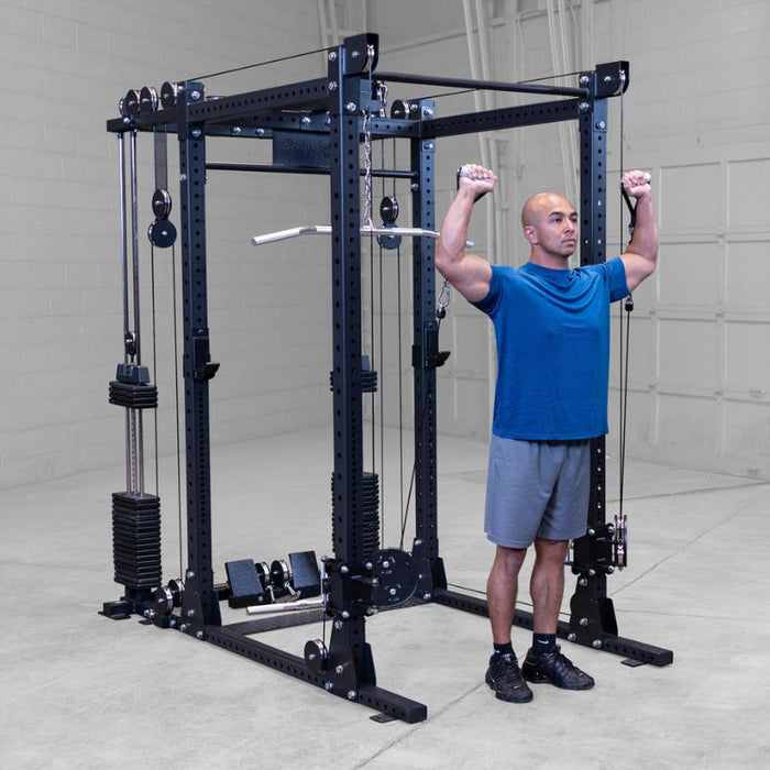 Body-Solid SPR1000 Power Rack with Functional Trainer Package