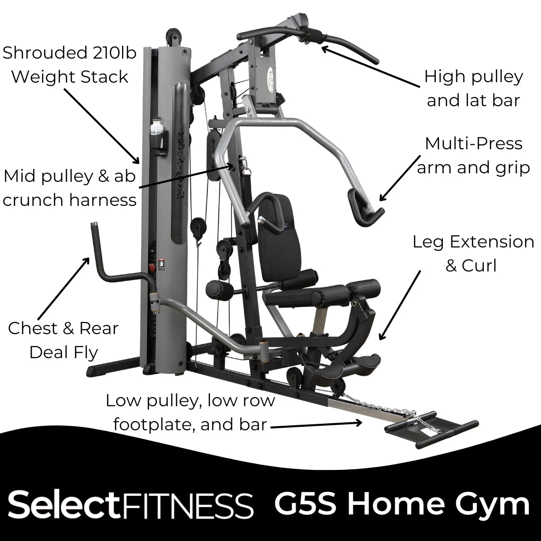 Body Solid G5B Single Stack Home Gym Machine